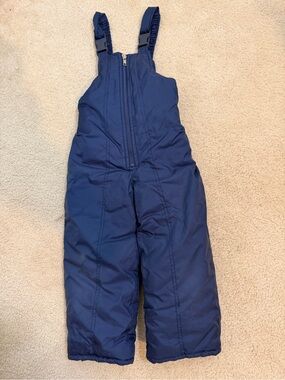 Outbrook Unisex Kid’s Waterproof- SZ 3T- Black Bib Overalls Snowsuit